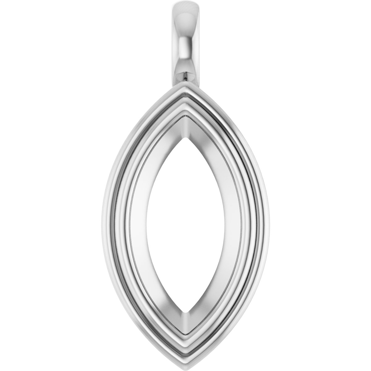 Bezel-Set Solitaire Charm/Pendant