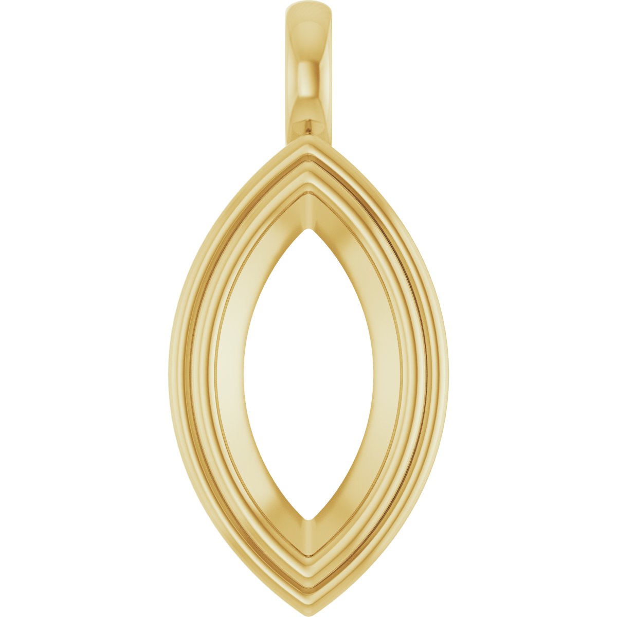 Bezel-Set Solitaire Charm/Pendant
