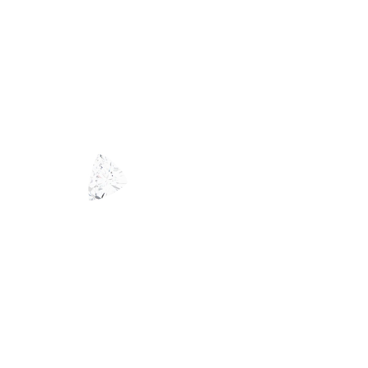 Bezel-Set Three-Stone Engagement Ring
