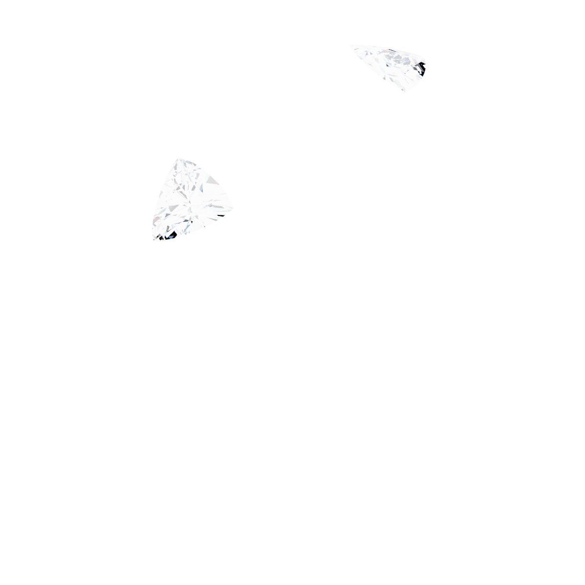 Bezel-Set Three-Stone Engagement Ring