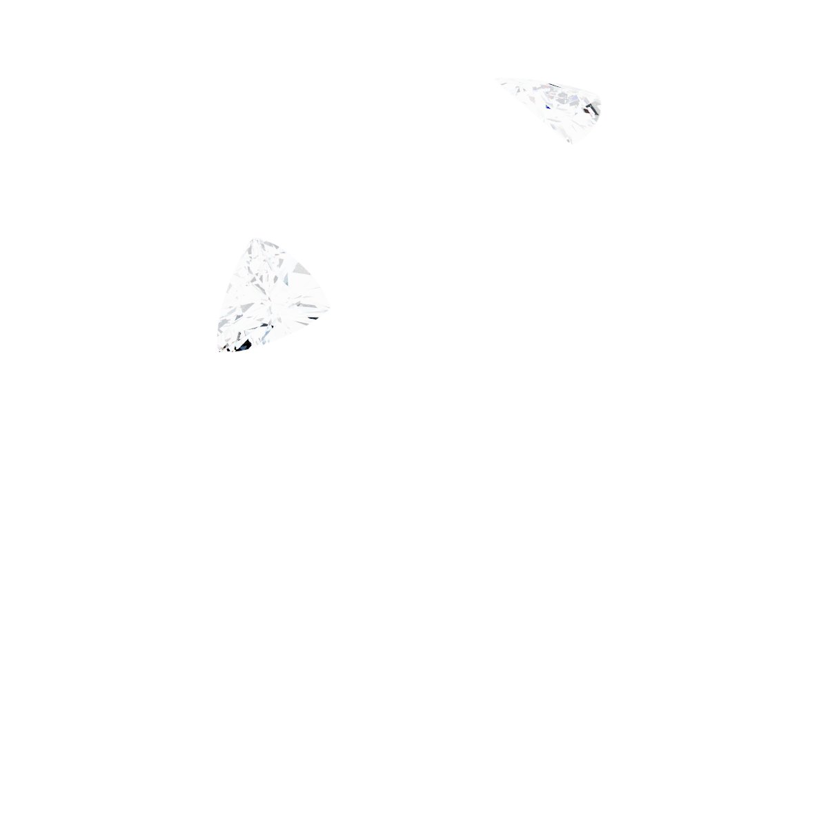 Bezel-Set Three-Stone Engagement Ring