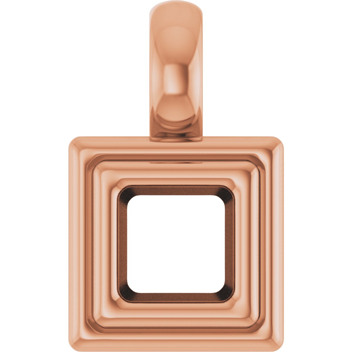 Bezel-Set Solitaire Charm/Pendant