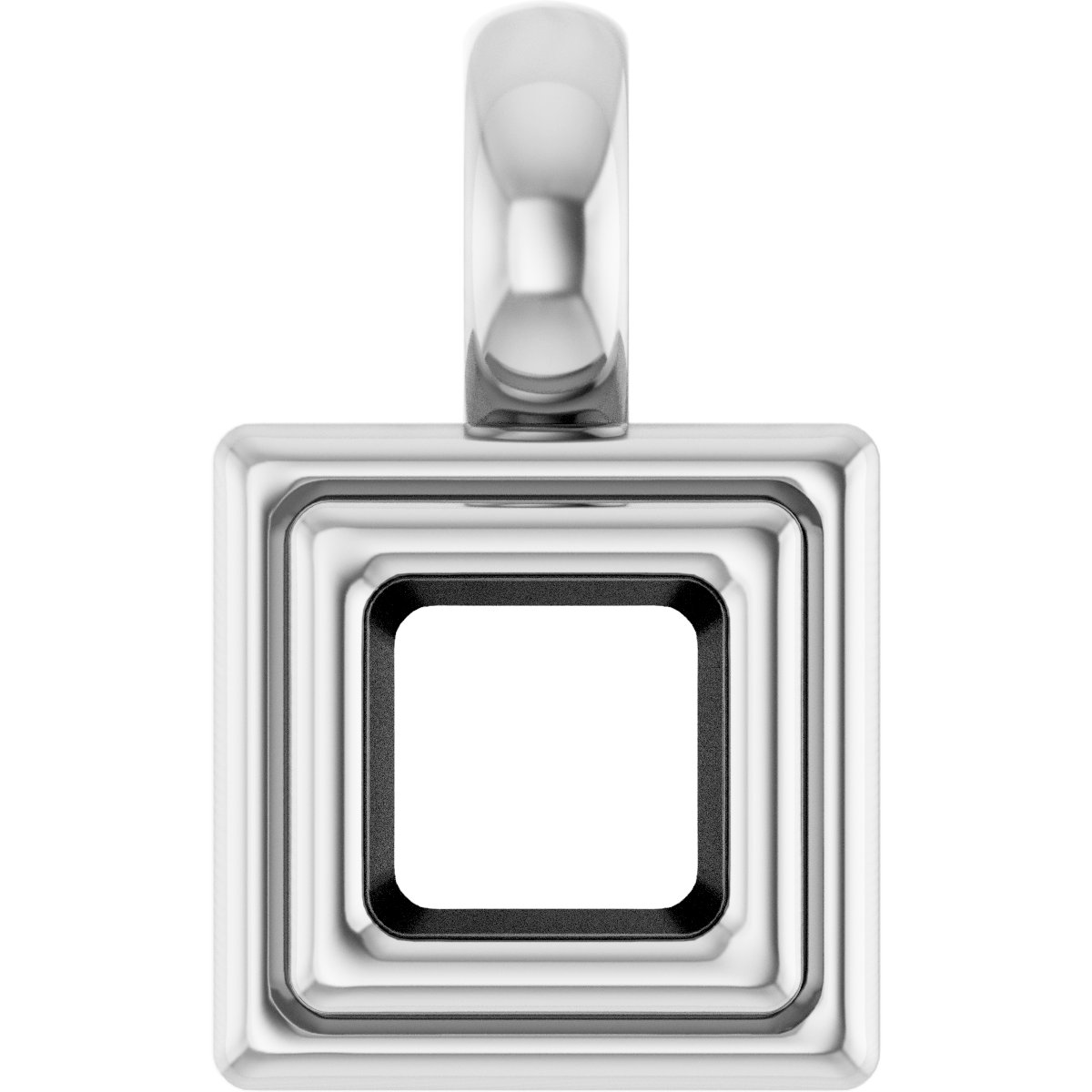 Bezel-Set Solitaire Charm/Pendant