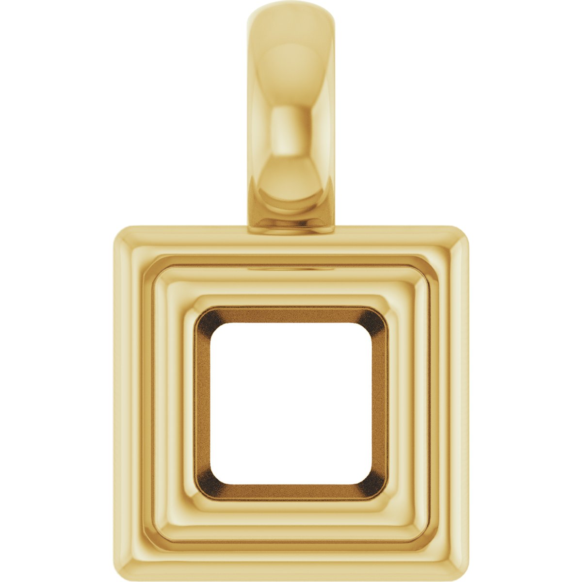 Bezel-Set Solitaire Charm/Pendant