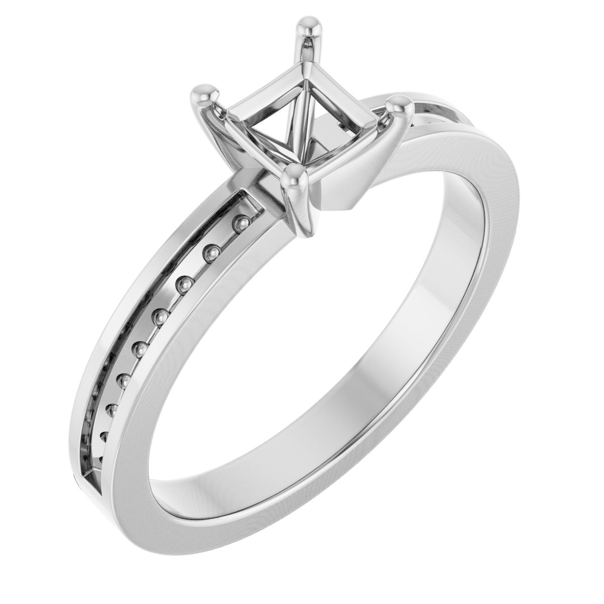 Accented Engagement Ring