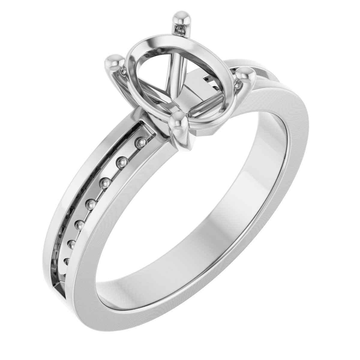 Accented Engagement Ring