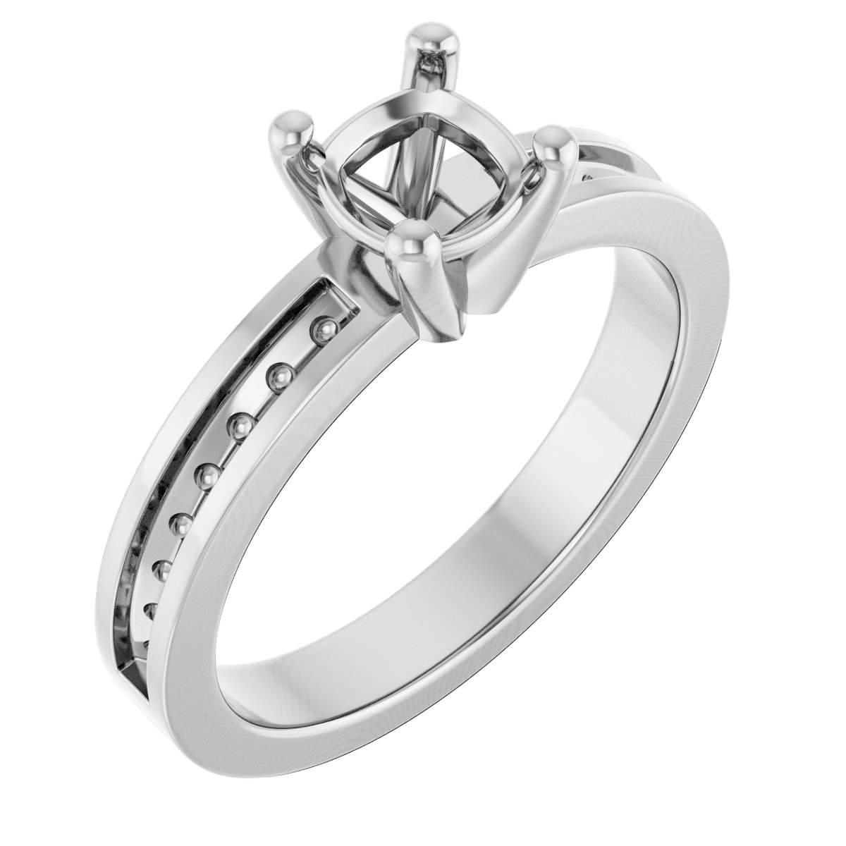 Accented Engagement Ring