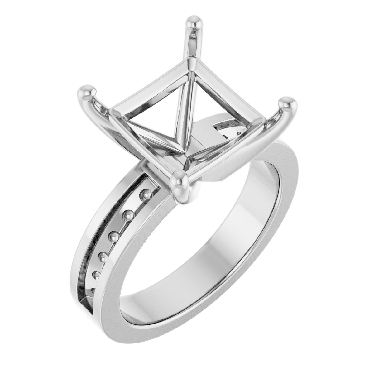 Accented Engagement Ring
