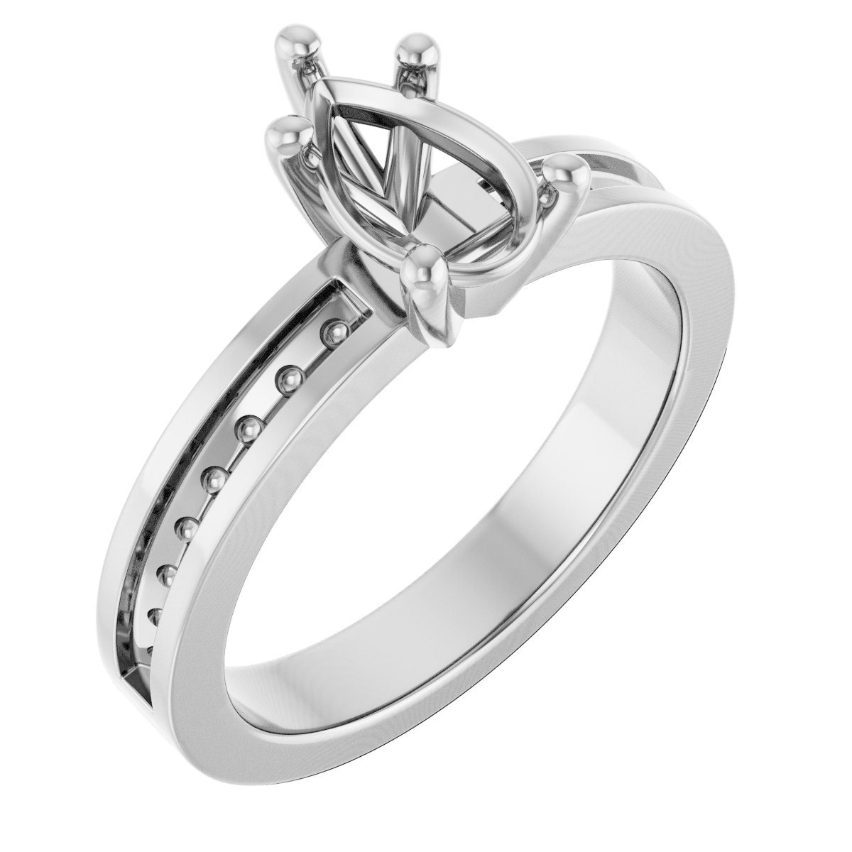 Accented Engagement Ring