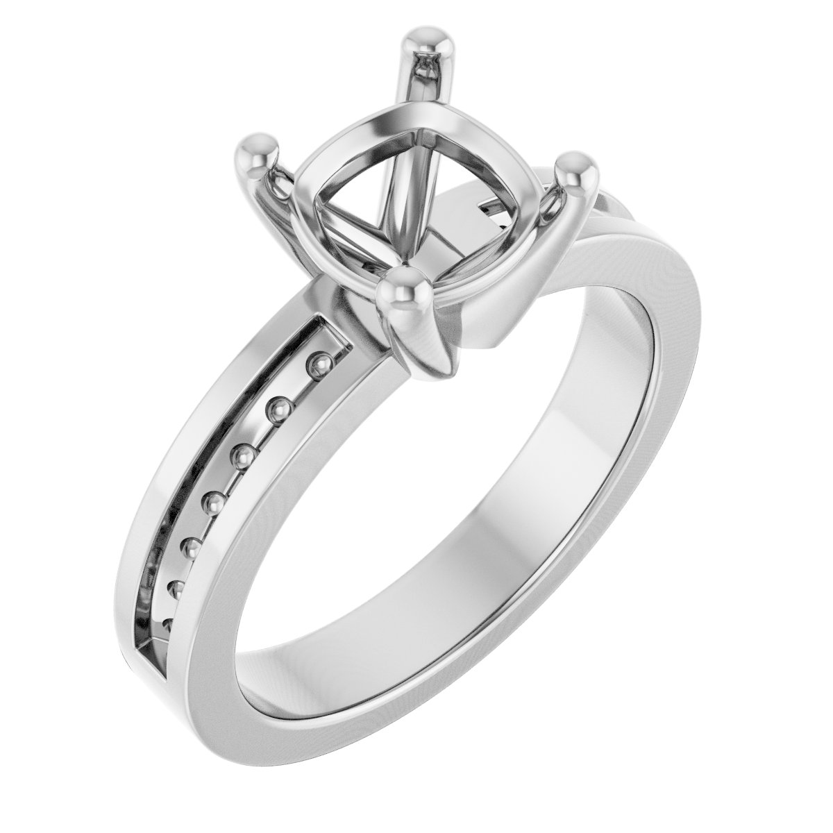 Accented Engagement Ring