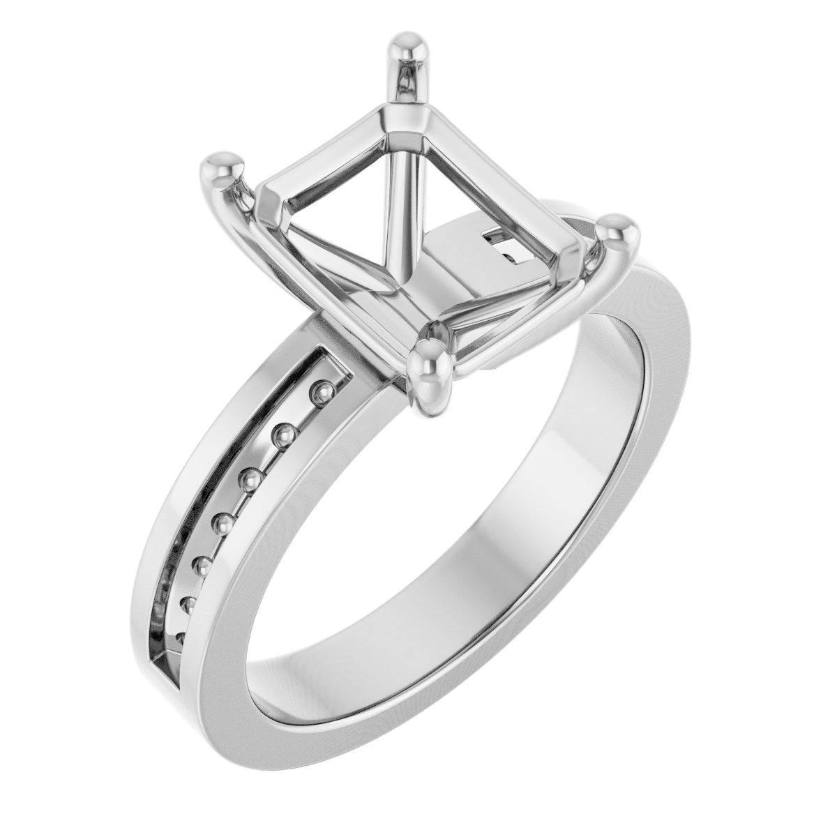 Accented Engagement Ring