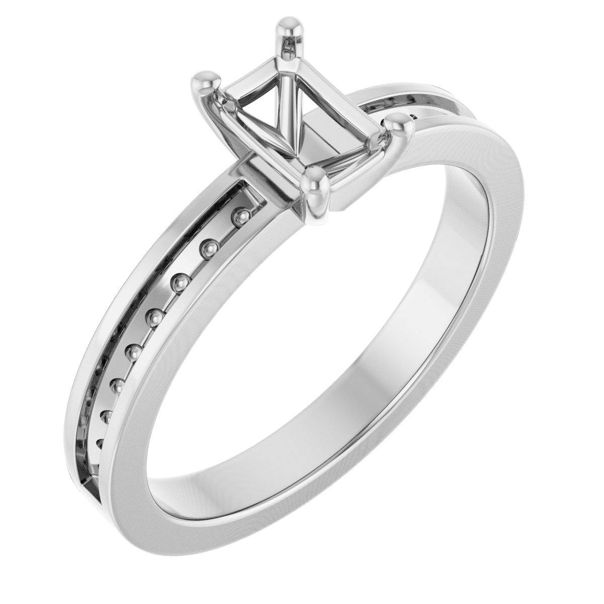 Accented Engagement Ring