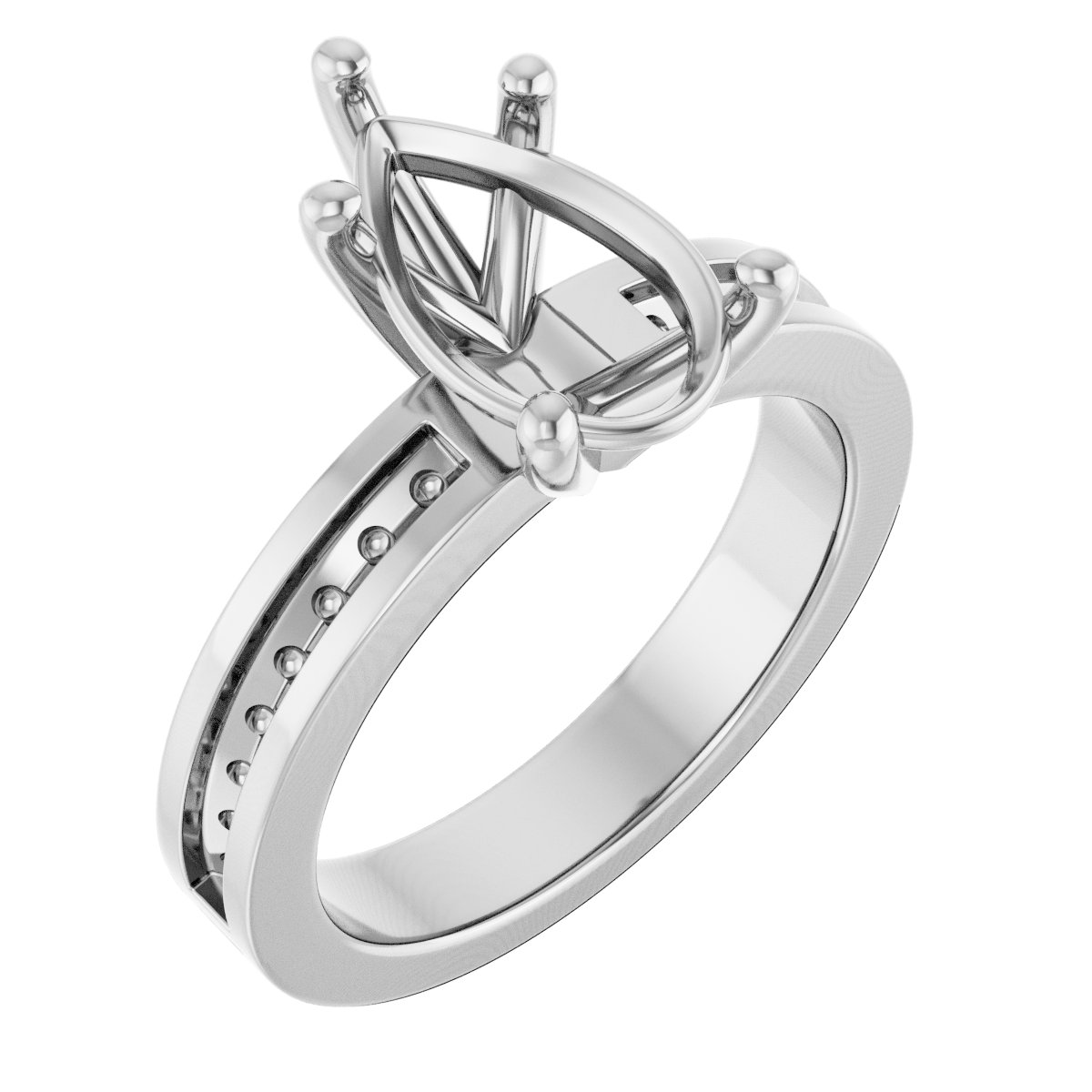 Accented Engagement Ring