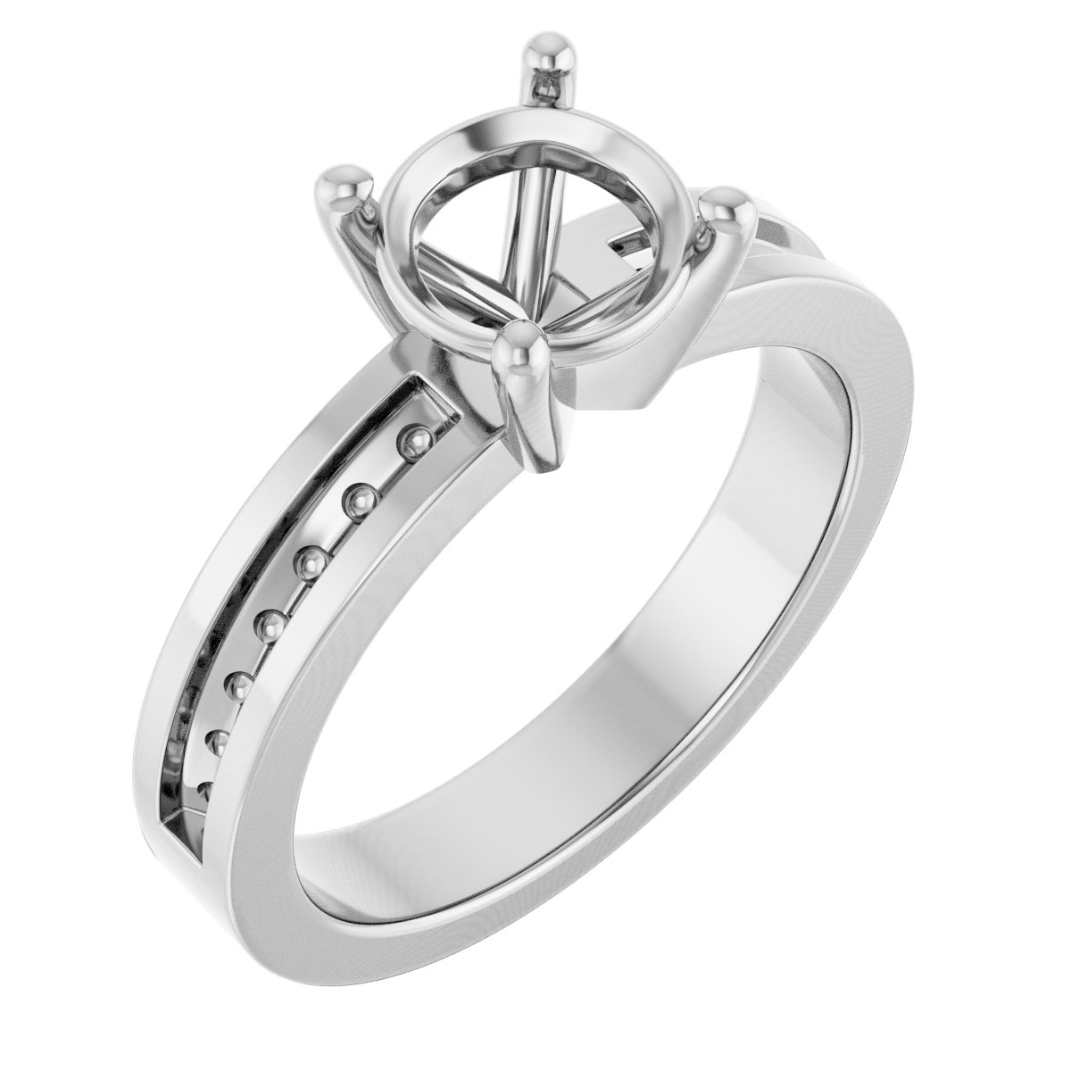 Accented Engagement Ring