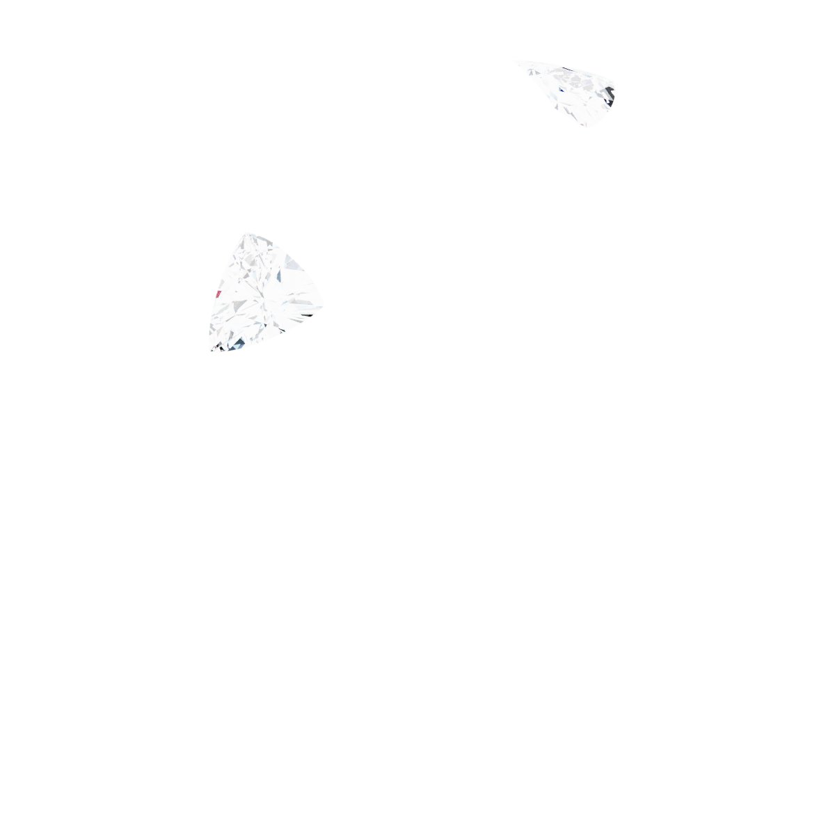 Bezel-Set Three-Stone Engagement Ring