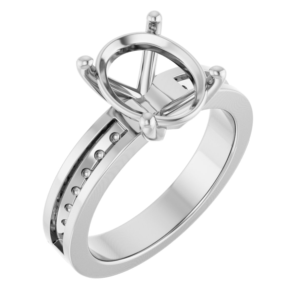 Accented Engagement Ring