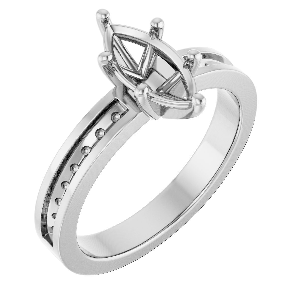 Accented Engagement Ring