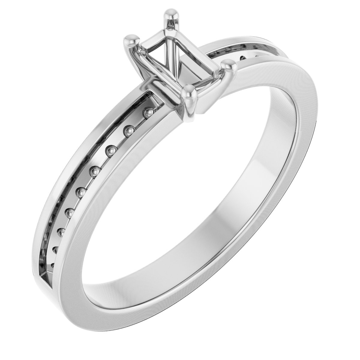 Accented Engagement Ring