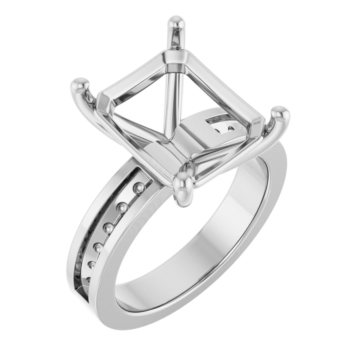 Accented Engagement Ring