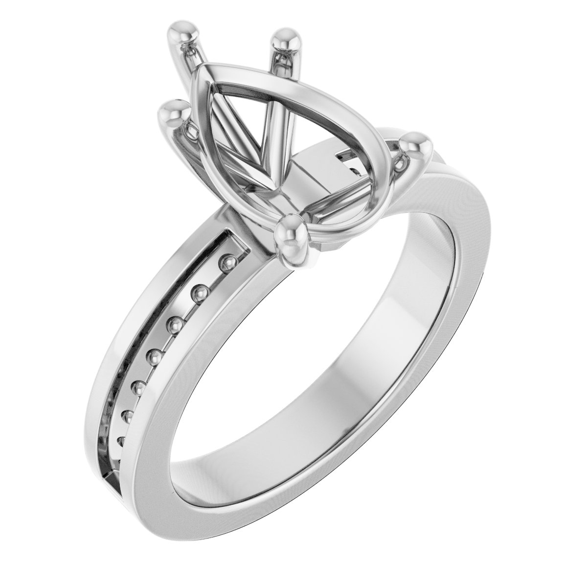 Accented Engagement Ring