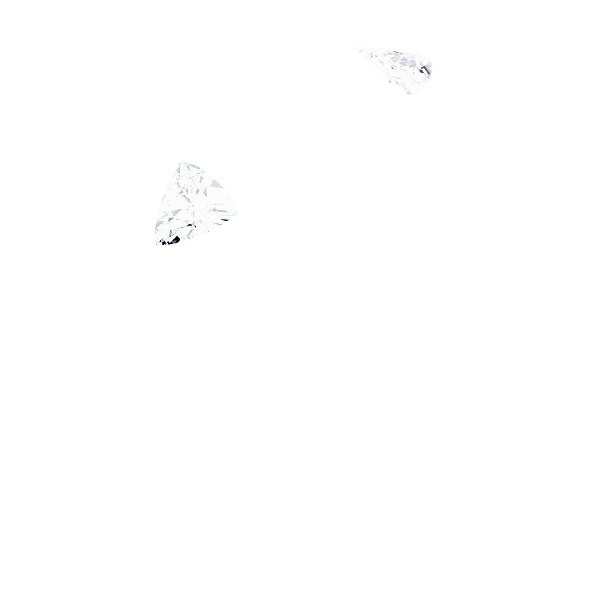 Bezel-Set Three-Stone Engagement Ring
