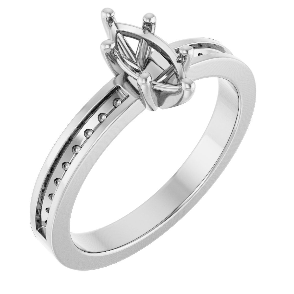 Accented Engagement Ring