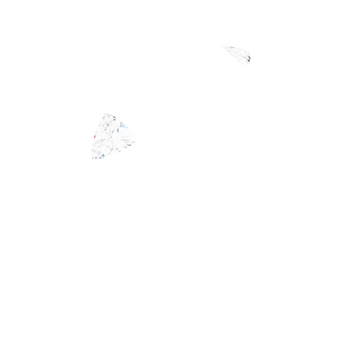 Bezel-Set Three-Stone Engagement Ring