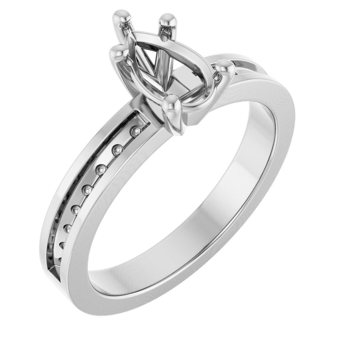 Accented Engagement Ring