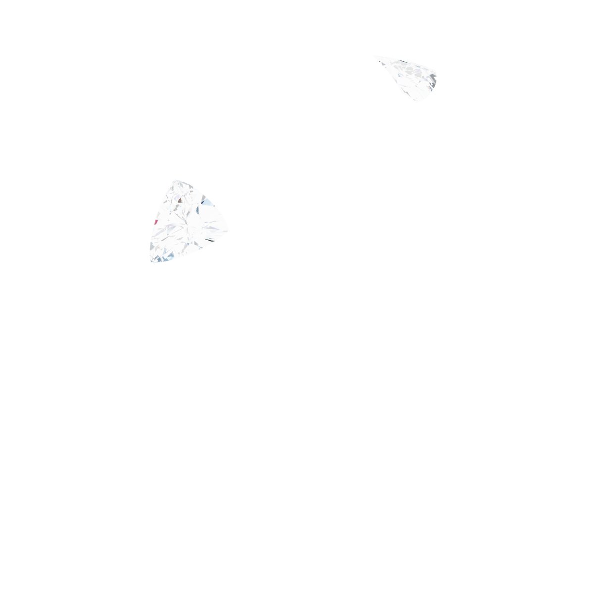 Bezel-Set Three-Stone Engagement Ring
