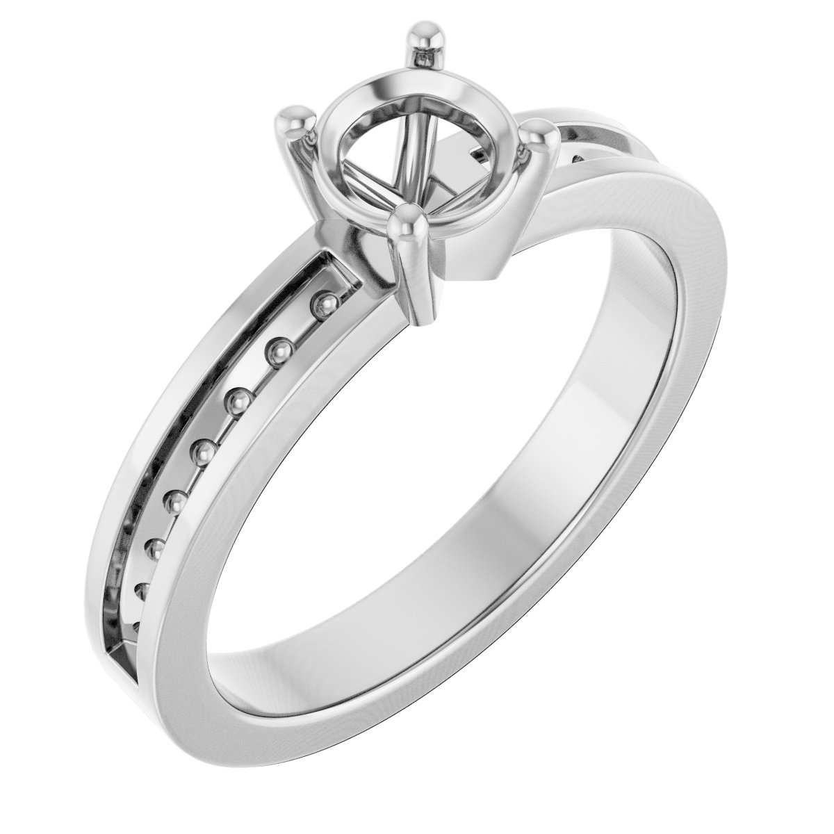 Accented Engagement Ring