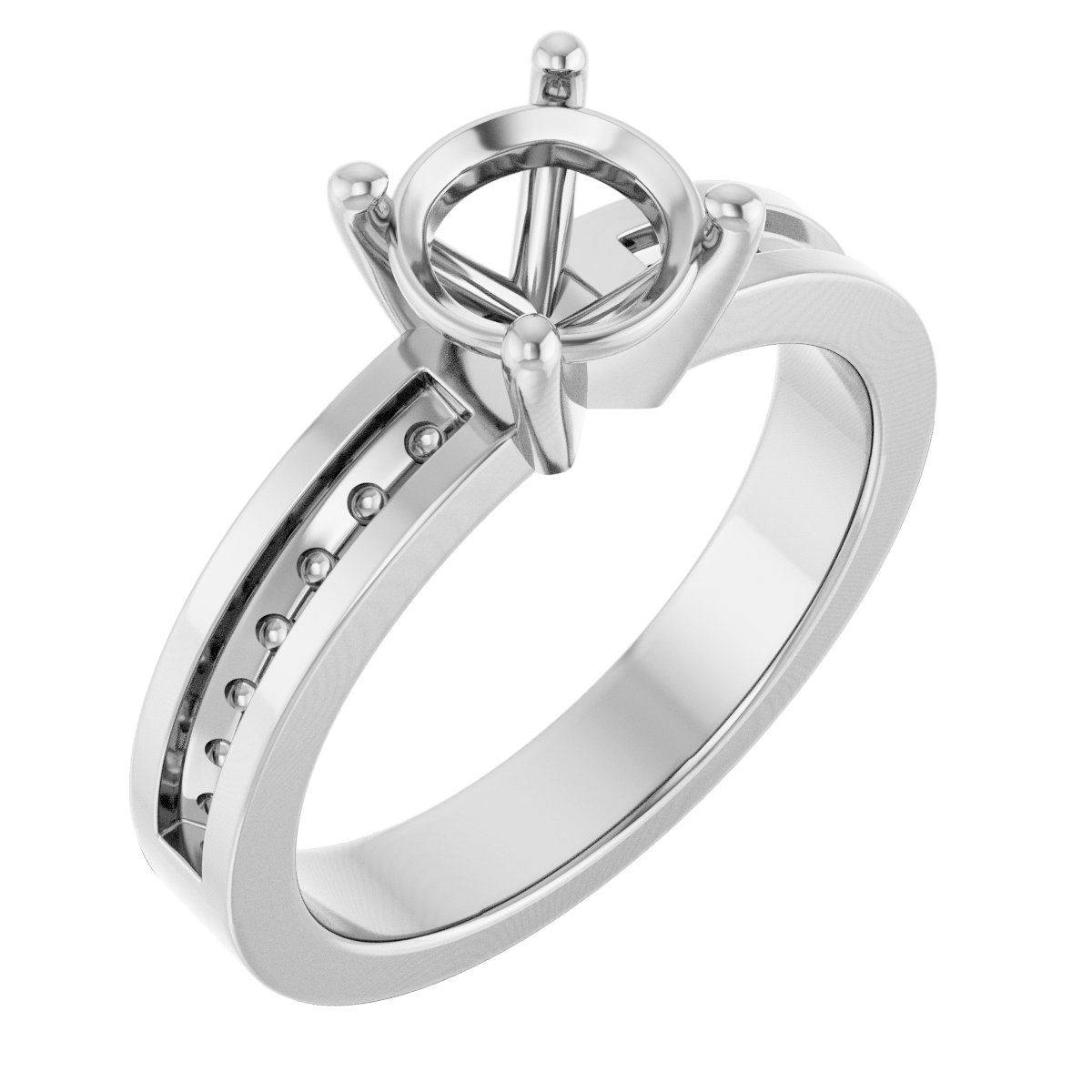 Accented Engagement Ring