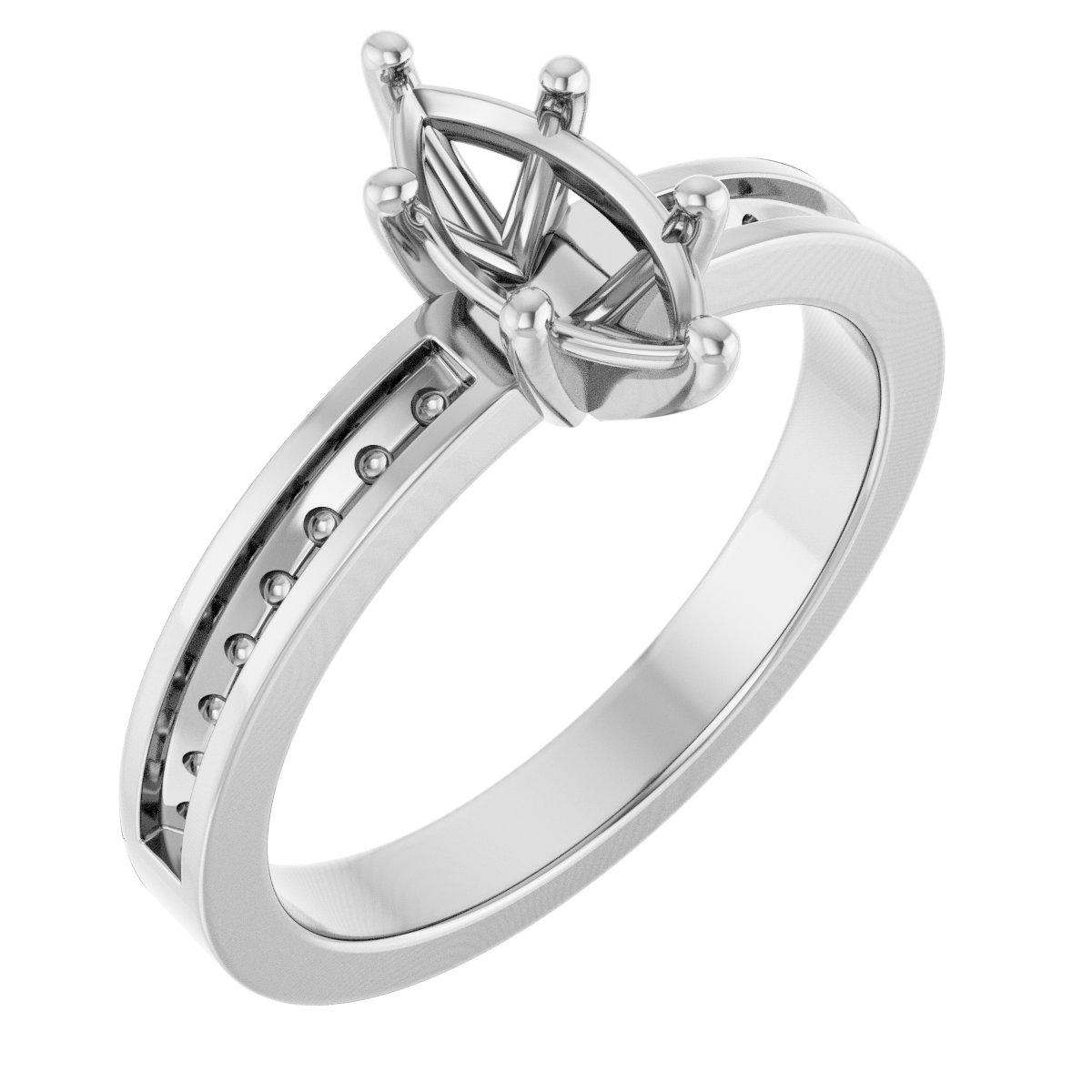 Accented Engagement Ring