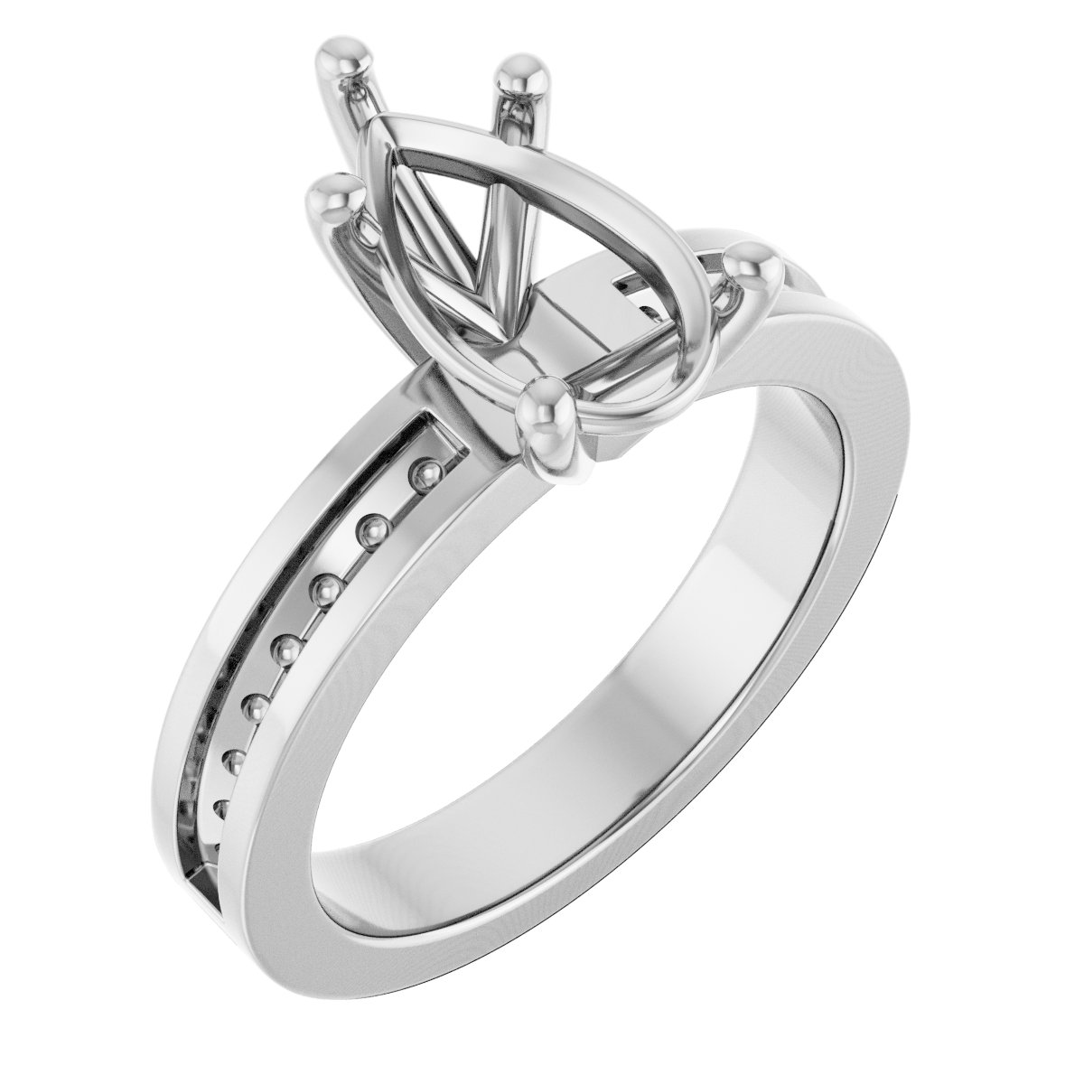 Accented Engagement Ring