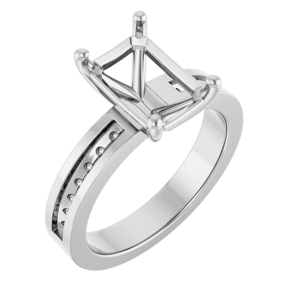 Accented Engagement Ring