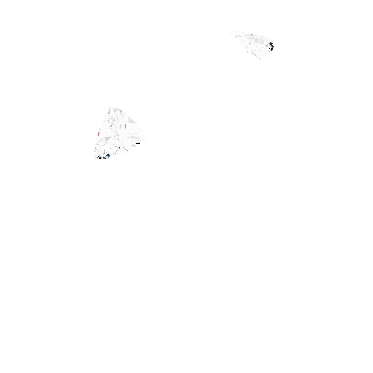 Bezel-Set Three-Stone Engagement Ring