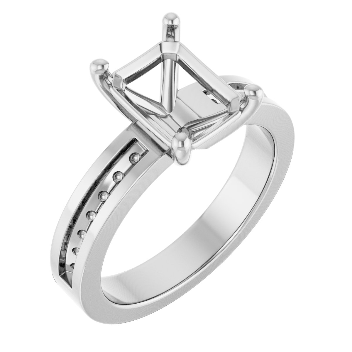 Accented Engagement Ring