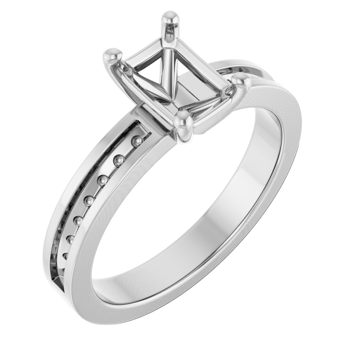Accented Engagement Ring