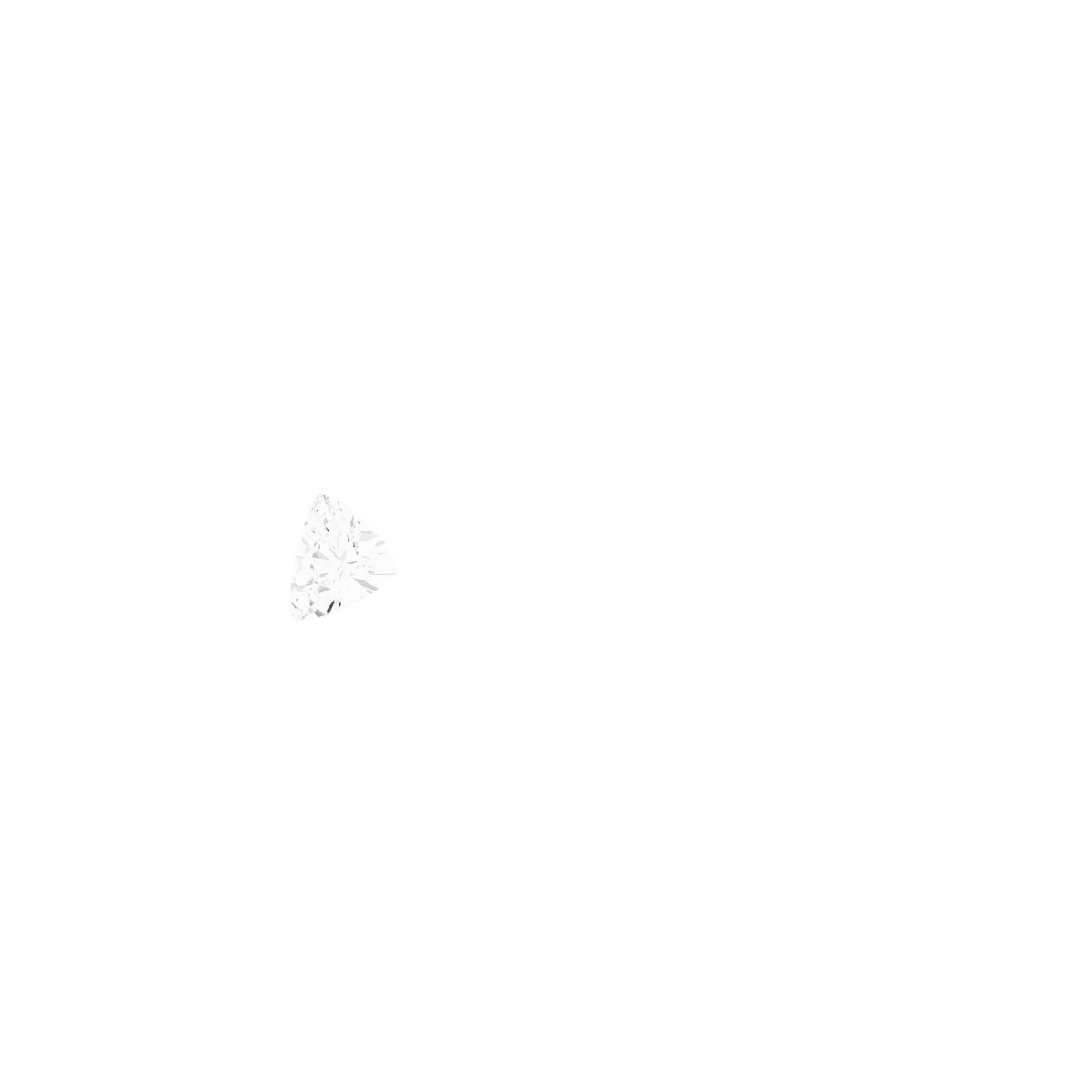 Bezel-Set Three-Stone Engagement Ring