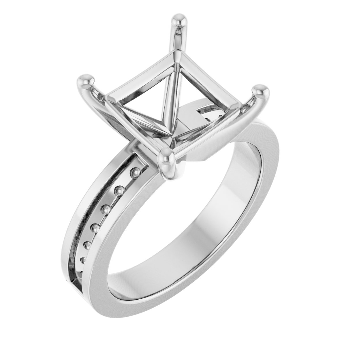 Accented Engagement Ring