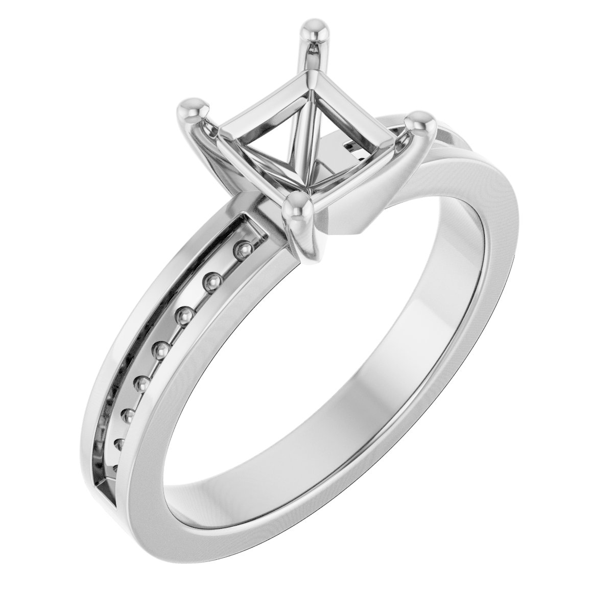 Accented Engagement Ring