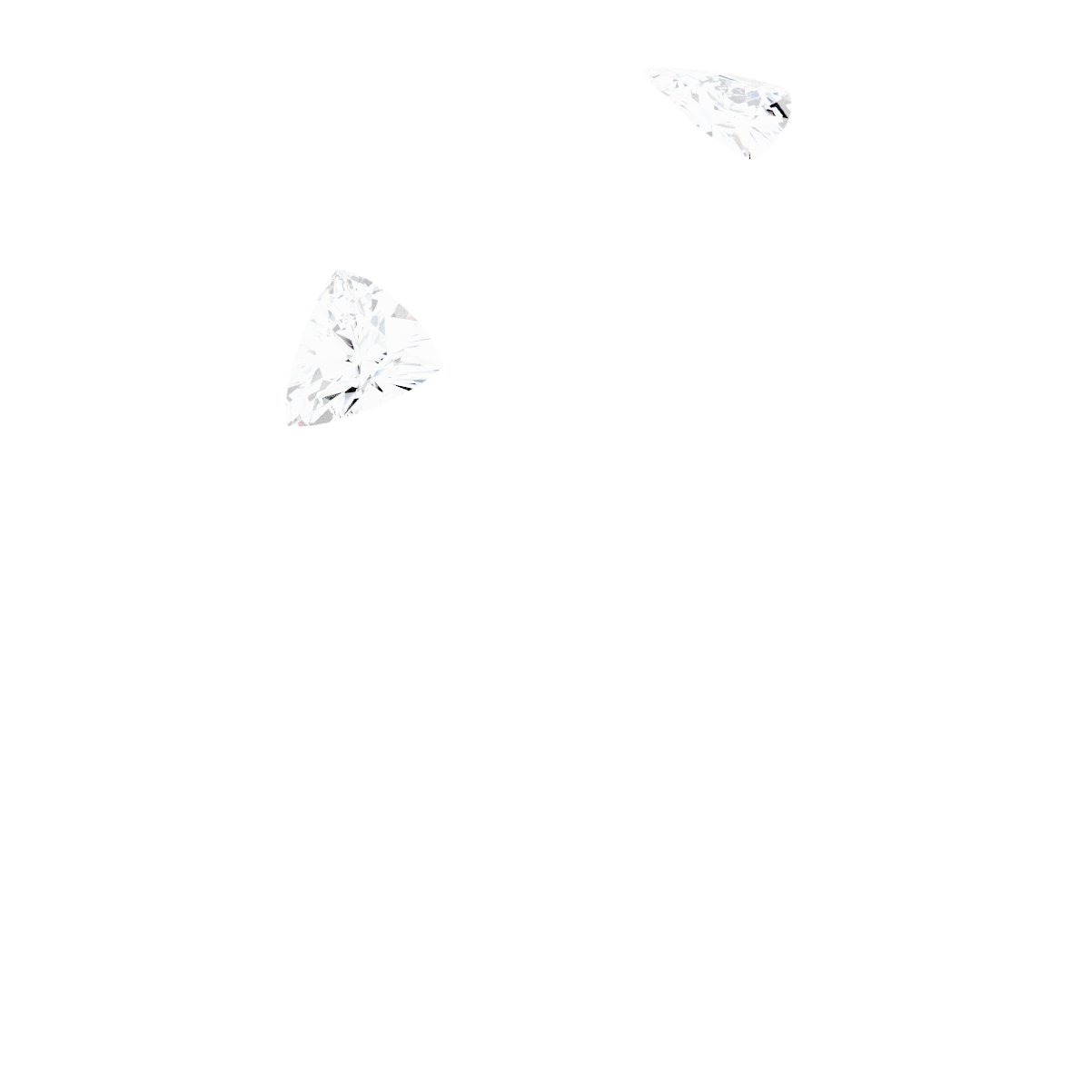 Bezel-Set Three-Stone Engagement Ring