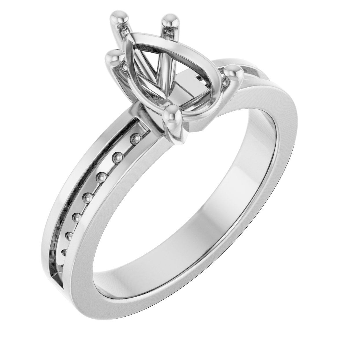 Accented Engagement Ring
