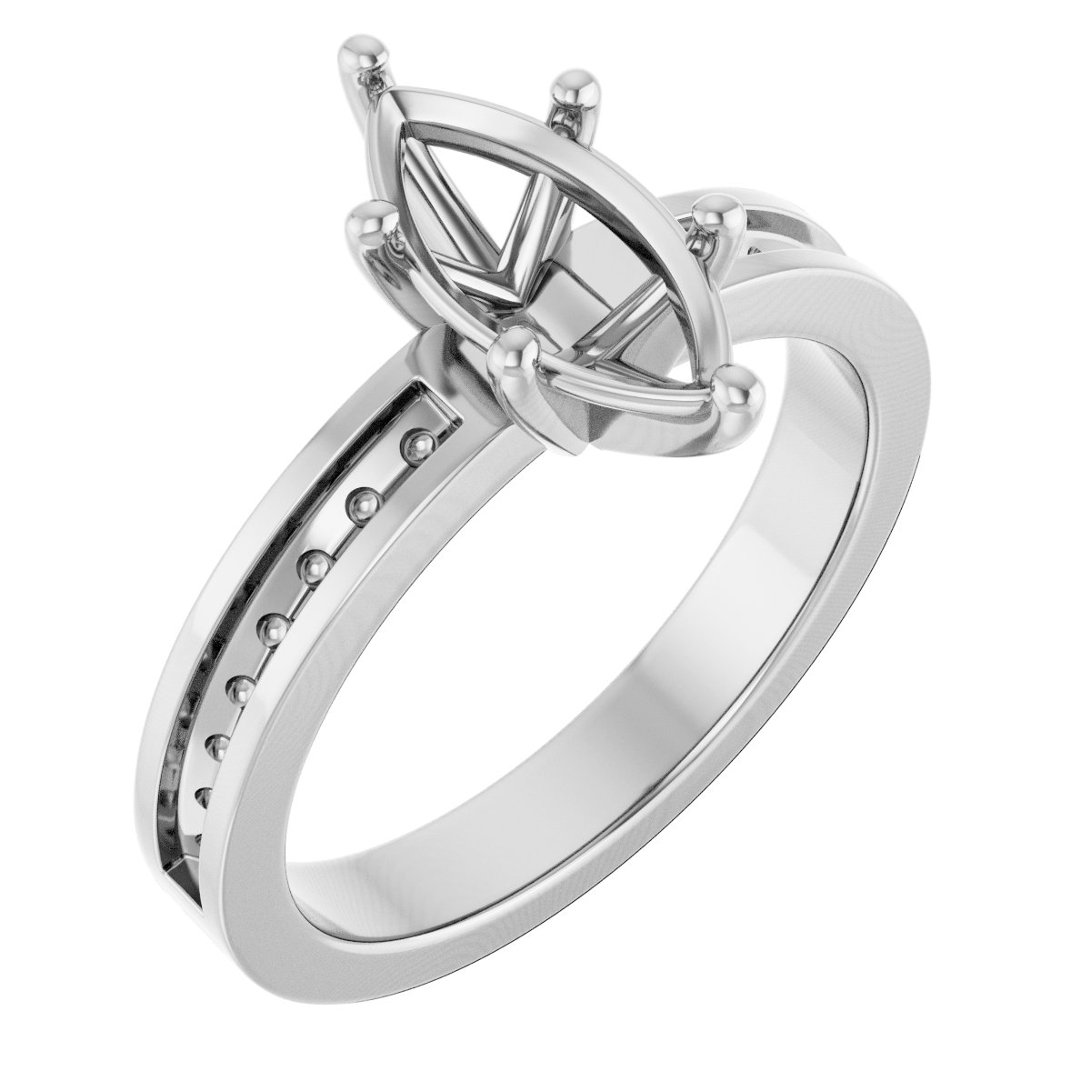 Accented Engagement Ring