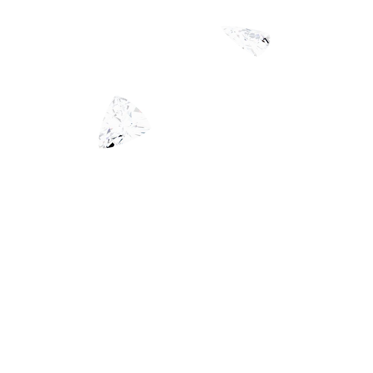Bezel-Set Three-Stone Engagement Ring
