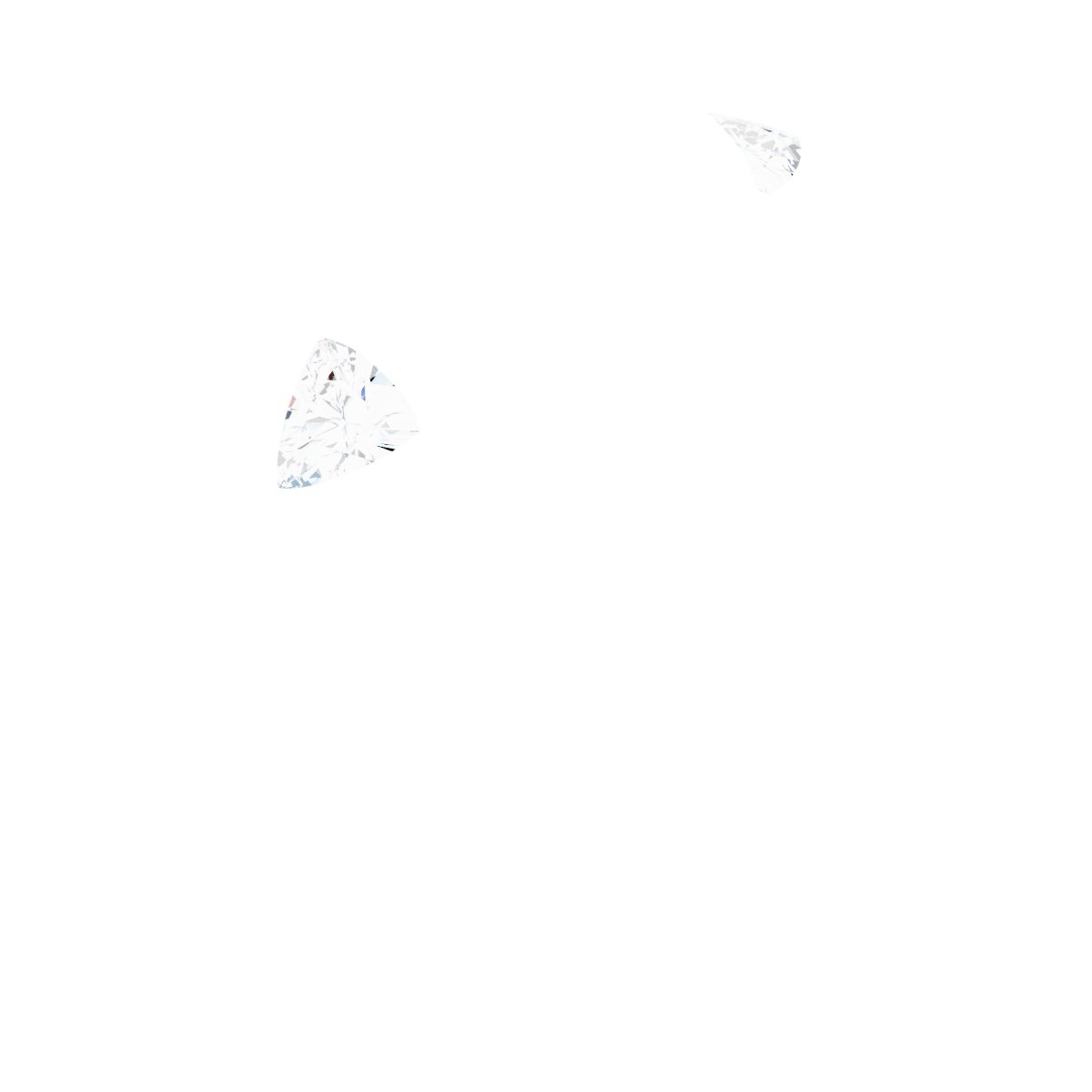 Bezel-Set Three-Stone Engagement Ring