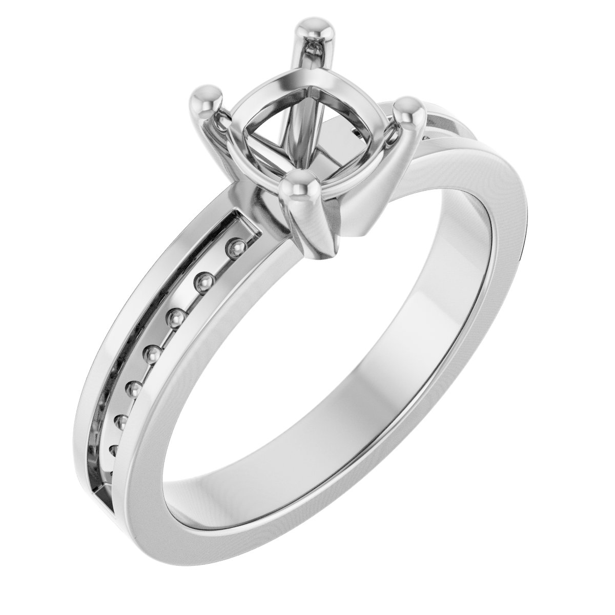 Accented Engagement Ring