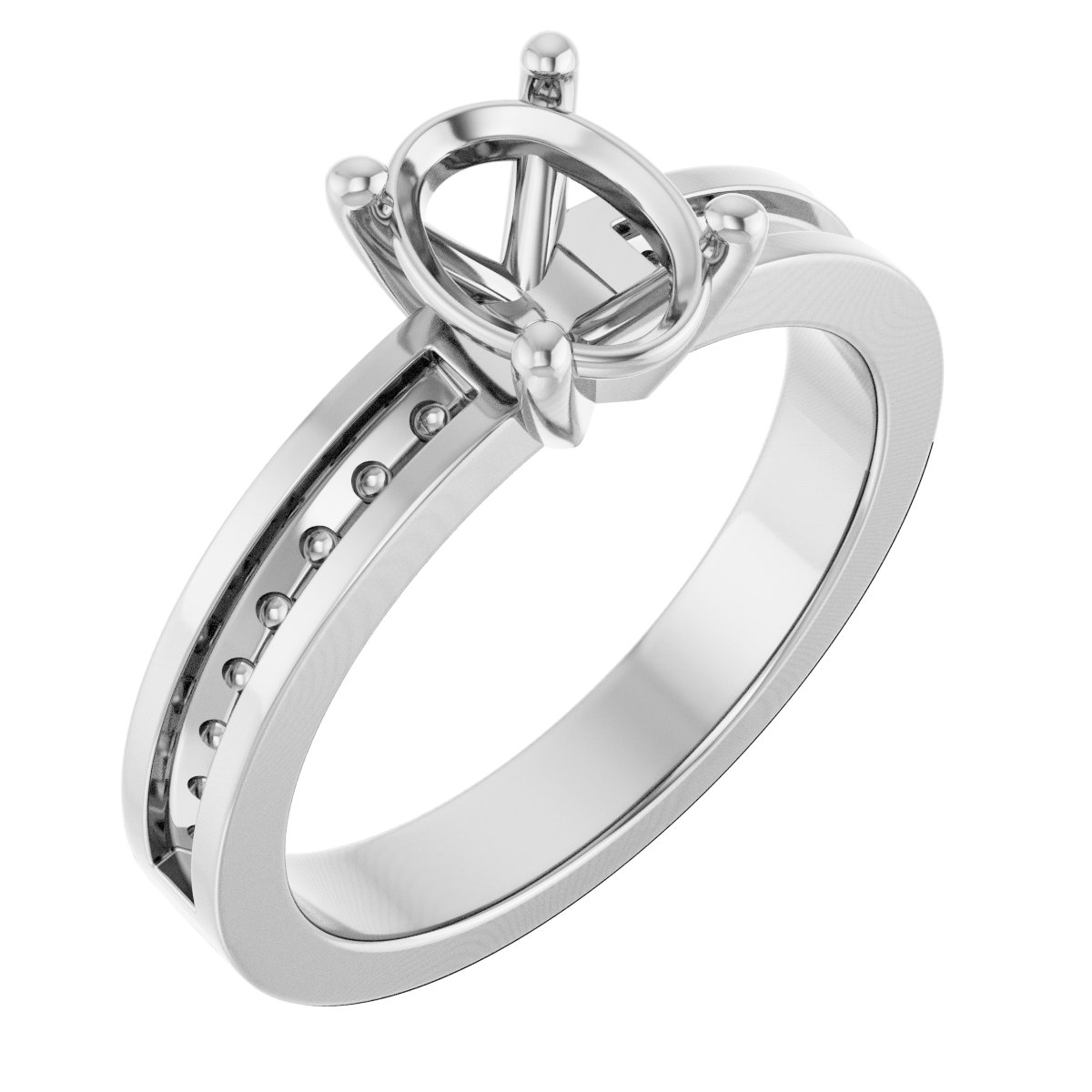 Accented Engagement Ring