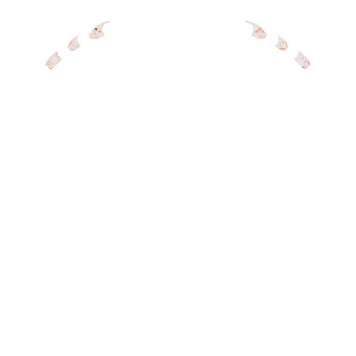 Alternative view of 1/4 CTW Natural Diamond Contour Band – 14K Rose Gold