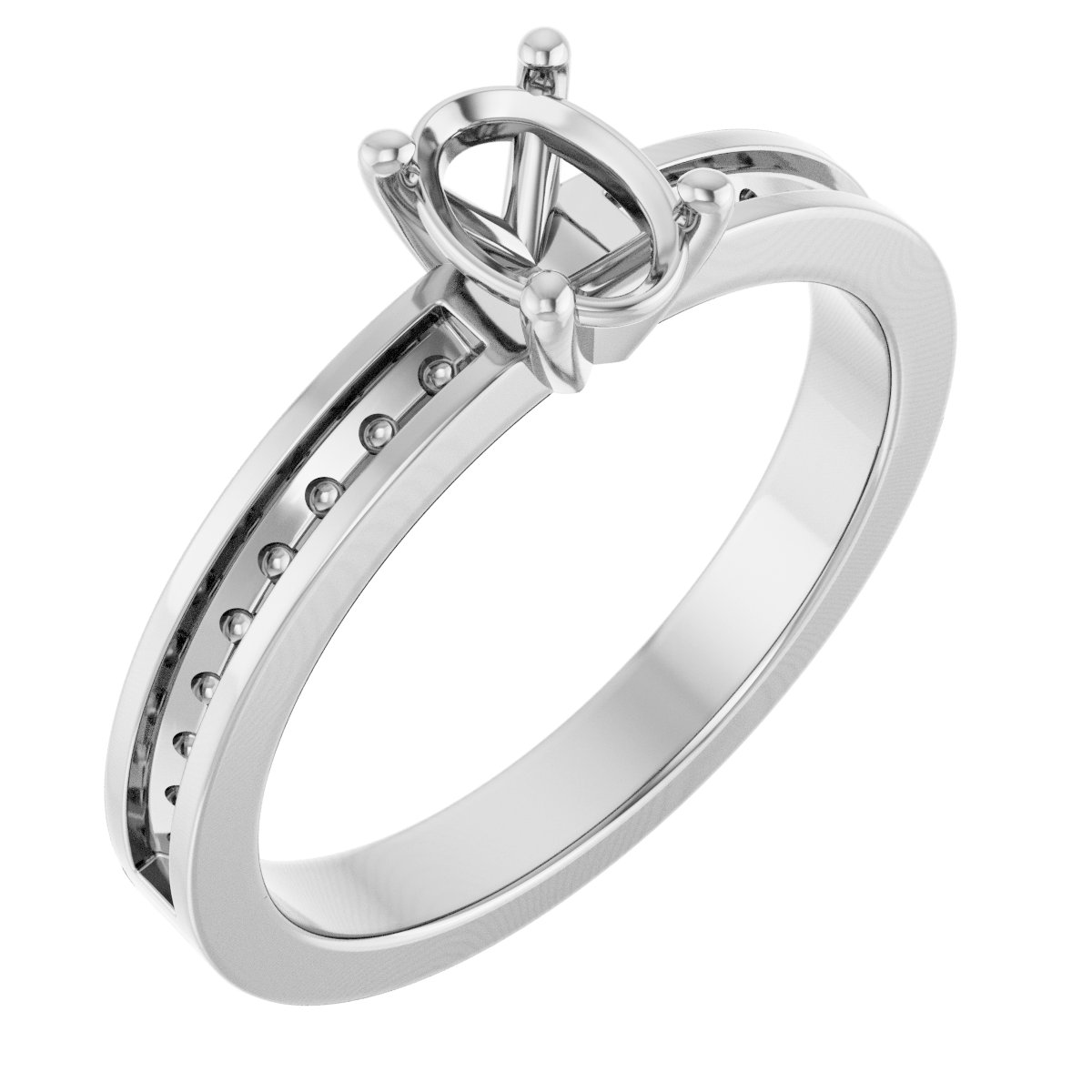 Accented Engagement Ring