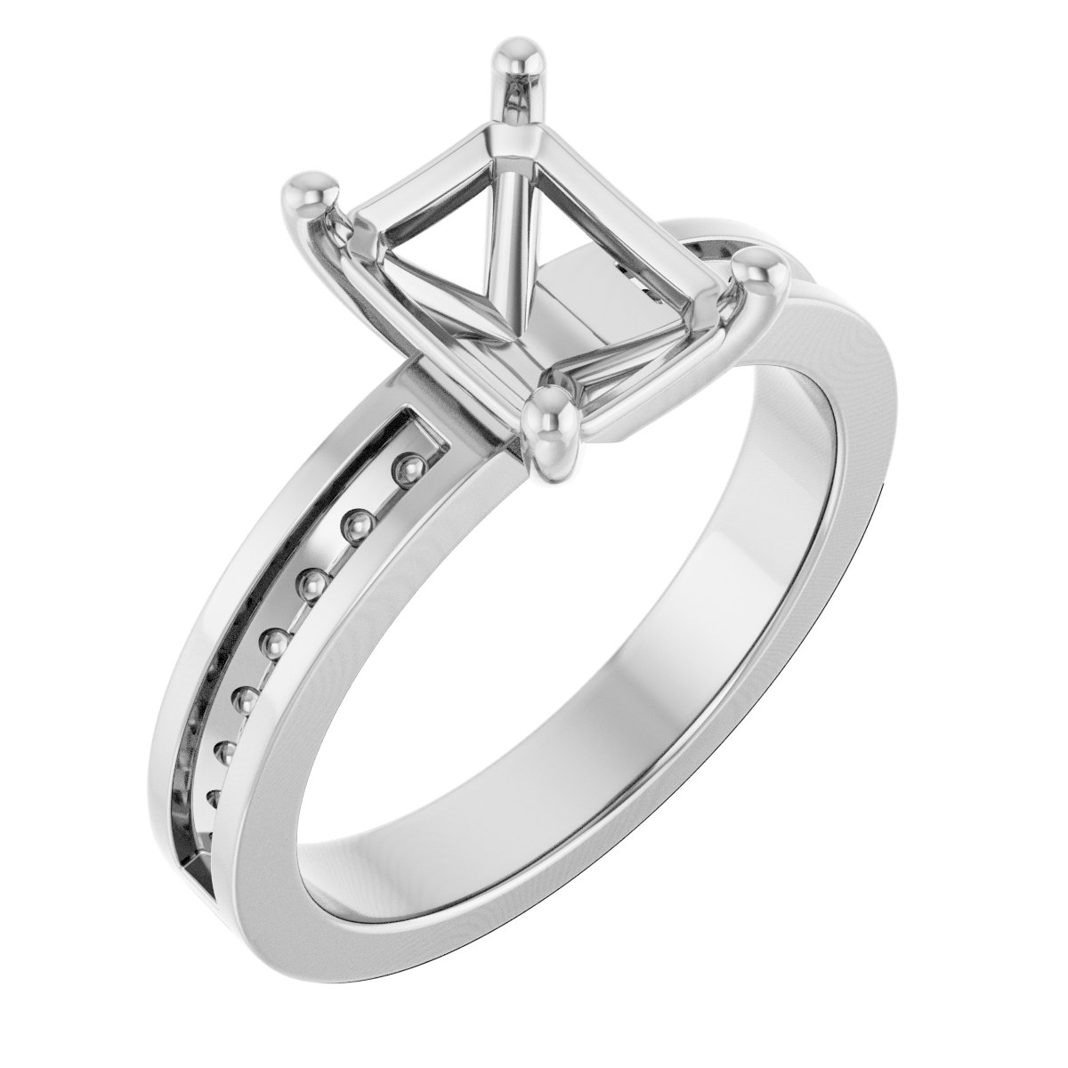 Accented Engagement Ring